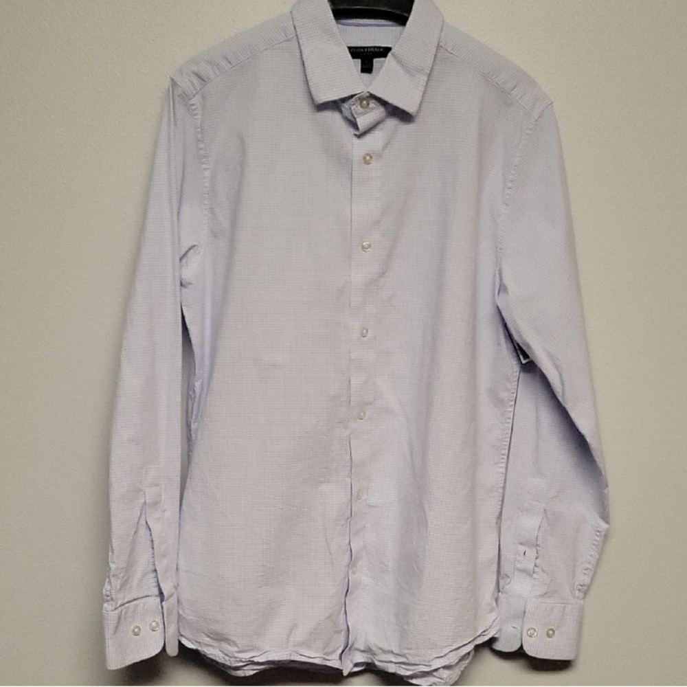 Men's Light Blue Button-Down Dress Shirt